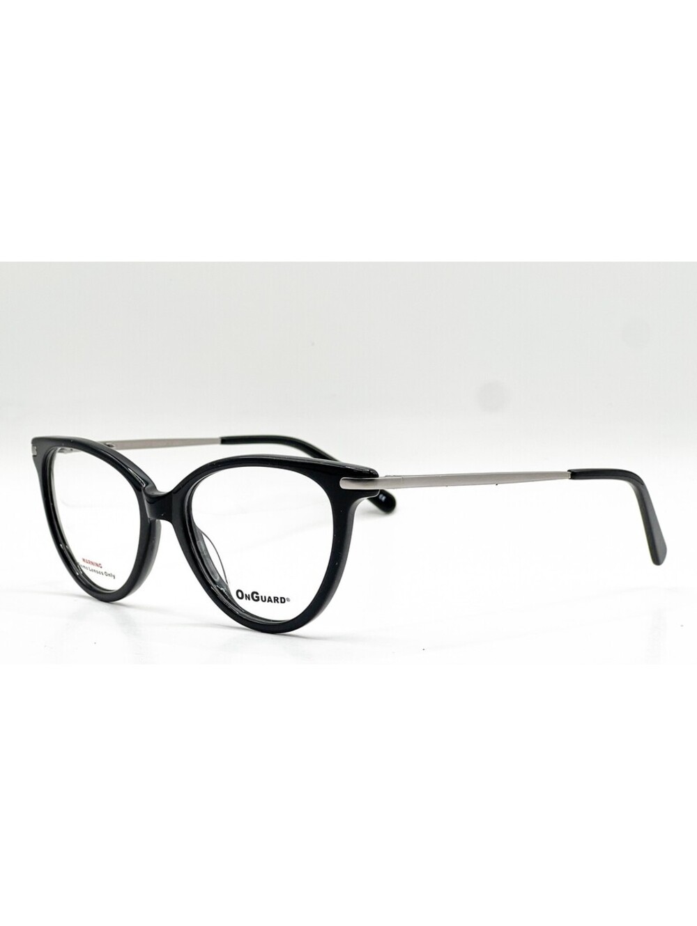On Guard Og C212 Blck Silv Black Silver Authentic Eyeglasses 51-17-140